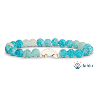 Fahlo Manatee Tracking Bracelet - aqua-blue