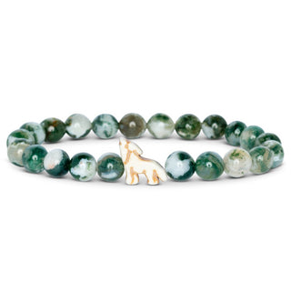 Fahlo Wolf Tracking Bracelet - woodland-green