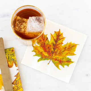 Fall Foliage Cocktail Napkin - Pack of 20