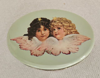 Vintage Fiorucci Angel Oval Tin