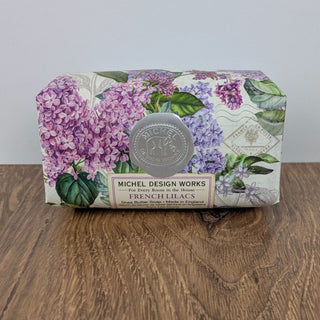French Lilacs Large Bath Soap Bar | Michael Design Works