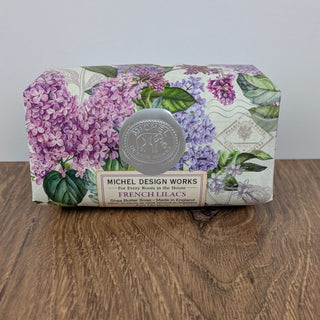 French Lilacs Large Bath Soap Bar | Michael Design Works