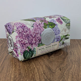 French Lilacs Large Bath Soap Bar | Michael Design Works