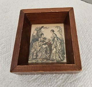 Framed Vintage French Fashion Magazine Prints SET OF 3