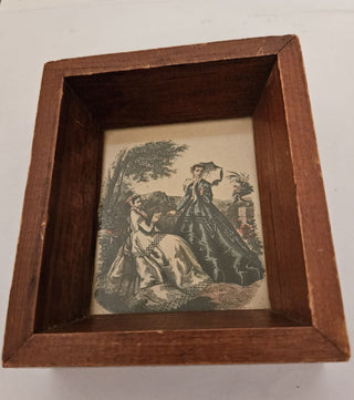 Framed Vintage French Fashion Magazine Prints SET OF 3