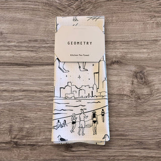 Chicago Tea Towel | Geometry