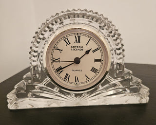 Crystal Legends Small Mantel Clock by Godinger