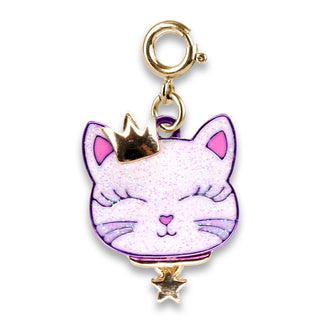 Gold Princess Kitty Charm - Charm It!