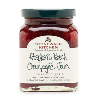 Gourmet Raspberry Peach Champagne Jam 12.5oz | Stonewall Kitchen