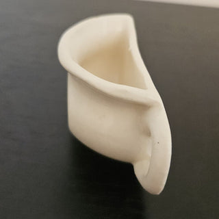 Vintage Novelty Ceramic "Half Ass Friend" Half Chamber Pot