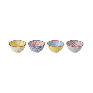 Hand-Stamped Stoneware Pinch Pots – A Tiny Touch of Charm (4 Styles, Assorted)