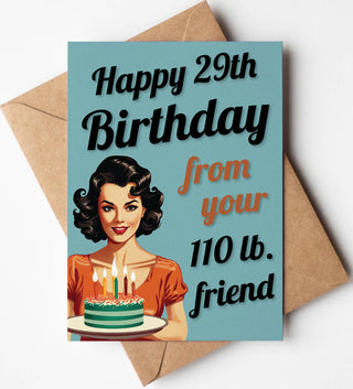 Happy 29th Birthday Greeting Card – JSQ Mercantile – a women’s boutique and gift shop in La Grange, IL