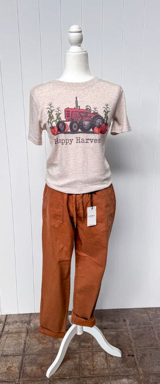 Happy Harvest Unisex Tee – Fall Fun Starts Here - S