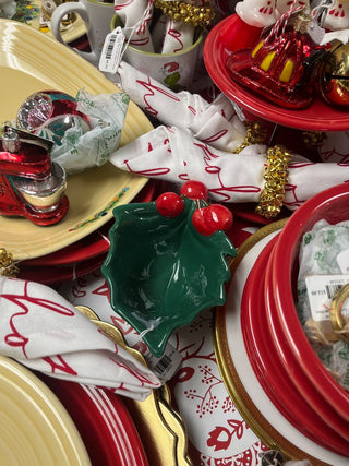 Holly Leaf Tidbit Bowl  - New