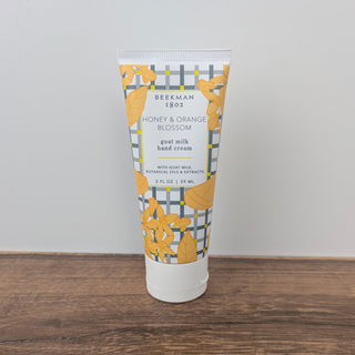 2oz Orange & Honey Blossom Goat Milk Hand Cream