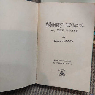 Moby Dick By Herman Melville 1967, American Classic Paperback Dell-Laurel Edition