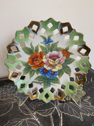 Artmark Decorative Mixed Floral Plate 7"D