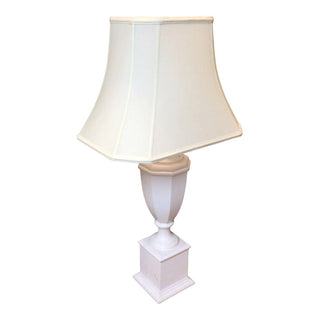 Tall White Lamp ( As-Is)