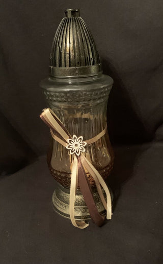 Memorial Candle with ribbon
