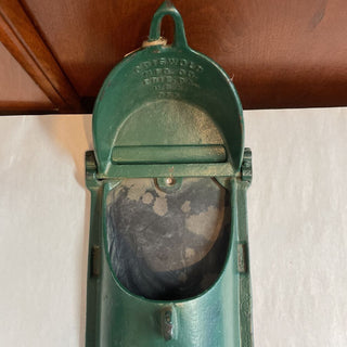 Antique Griswold iron #4 Mail Box - 5.5"W x 12"T x 3.5"D