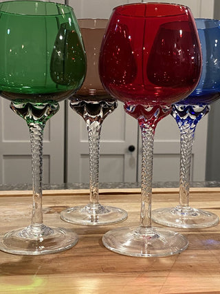 Multicolored Wine Glasses