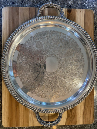 Kent Silversmiths Double Handled 14" Tray