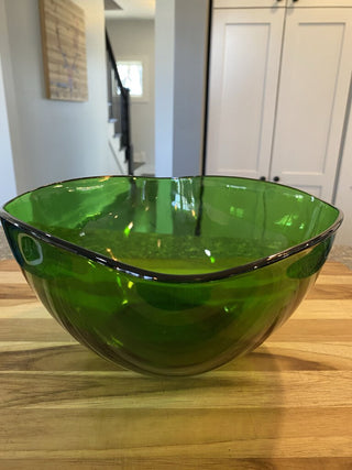 Vereco France Glass Serving Bowl
