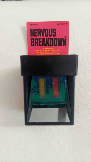 1968 KOHNER Nervous Breakdown Marble Maze Puzzle Game FIRM (T&M)