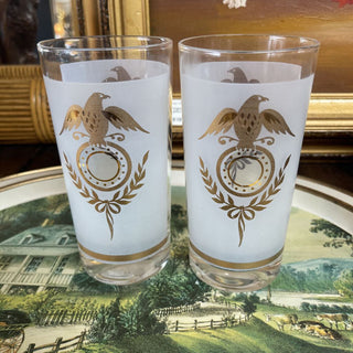 Set of two Libbey Federal Tom Collins glasses