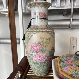 Lefton Peony Porcelain vase