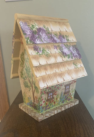 Hand Painted birdhouse-FIRM