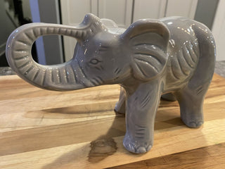 Grey Vintage Elephant Statue