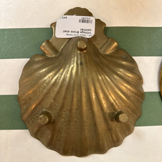 Vintage Brass shell catchall