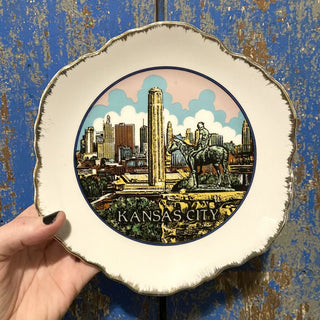 Vintage Kansas City Souvenir Plate 7"