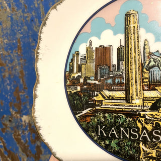 Vintage Kansas City Souvenir Plate 7"