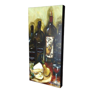 Wine Print on Wood