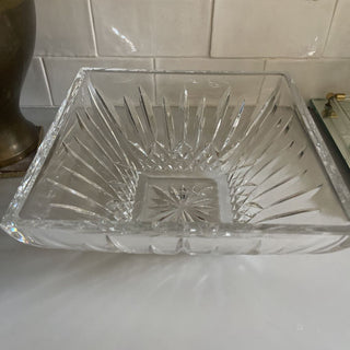 Waterford crystal Lismore square bowl