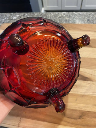 Indiana Glass Red Bowl