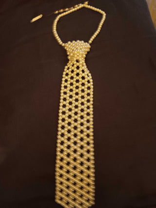 Vintage Faux Pearl "Tie"