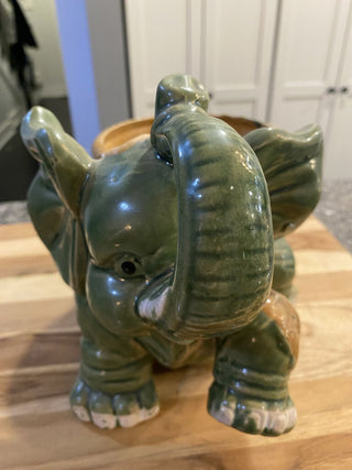 Ceramic Elephant Planter