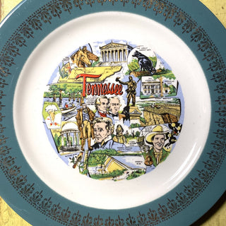 Vintage Tennessee Souvenir Plate 7.5"