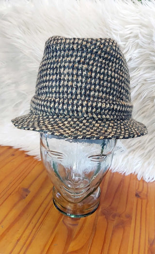 vintage wool donegal tweed walking hat by Jonathan Richard Ireland, republic of Ireland FIRM