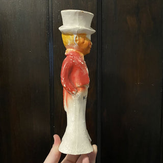 Vintage Carnival Prize Chalkware Figure (AS-IS) 9x3x2.25