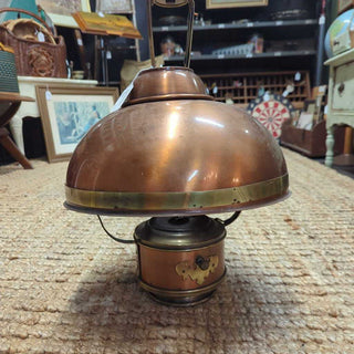 13" Diameter Hanging Brass Lamp AS IS // FIRM