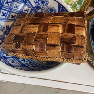 Woven rattan box