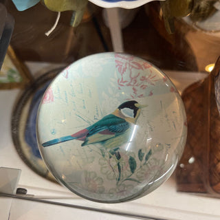 Vintage bird paper weight