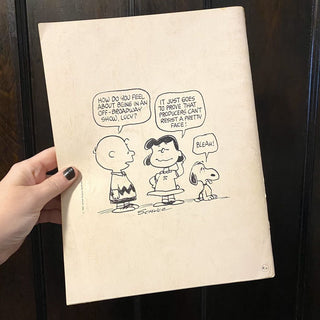 Vintage "You're A Good Man, Charlie Brown" Songbook 12x9