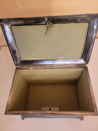 Silver-plated jewelry box