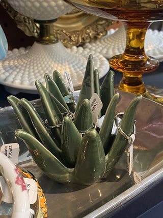 Ceramic Aloe Ring Holder