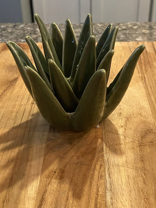 Ceramic Aloe Ring Holder